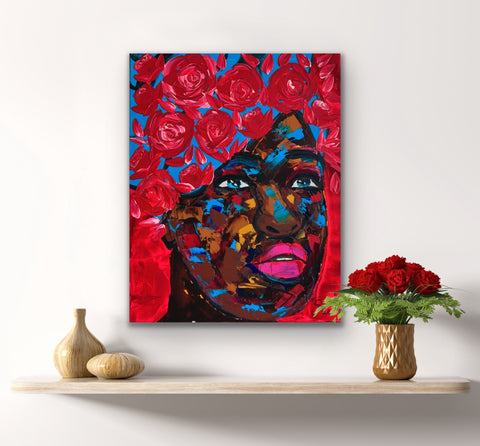 Viendo las rosas florecer